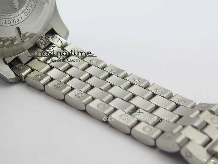 MIROTIME 1231 WaterResistant Pilot Chrono 2016 IW377710 ZF 1:1 Best Edition Black Dial On SS Bracelet A7750 V 7277